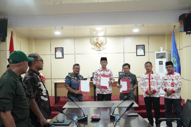 
Pemda Bolsel Hibahkan 3 Hektar Lahan Pembangunan Gudang Bulog