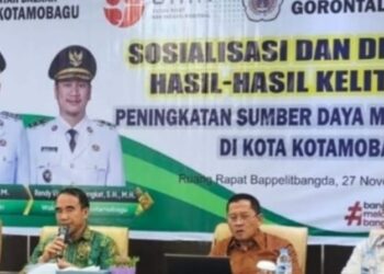 Pemkot Kotamobagu Gelar Sosialisasi dan Diseminasi Hasil Kelitbangan, Fokus pada Penguatan SDM Unggul