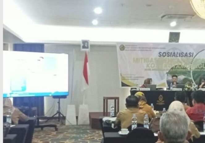
BPBD Kotamobagu Apresiasi Sosialisasi Ancaman Geologi Gunung Ambang dari ESDM