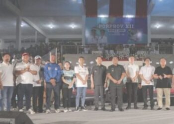 Wawali Rendy Mangkat Hadiri Penutupan Porprov XII Sulut di Stadion Klabat