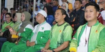 Wali Kota dan Wawali Kotamobagu Hadiri Pembukaan Porprov XII Sulut di Stadion Klabat