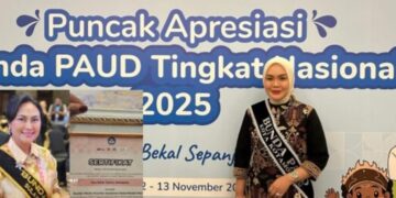Rindah Gaib Mokoginta Hadiri Puncak Apresiasi Bunda PAUD se-Indonesia