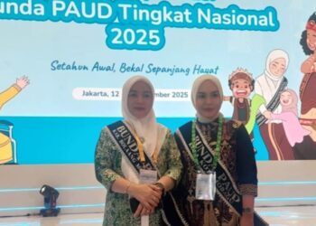 Ketua Bunda PAUD Kotamobagu dan Bolmong Hadiri Puncak Apresiasi Bunda PAUD Tingkat Nasional 2025