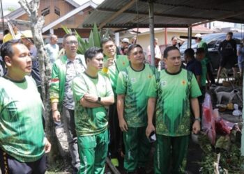 Pemkot dan Forkopimda Kotamobagu Tinjau Lokasi Pasca Kebakaran di Tumubui