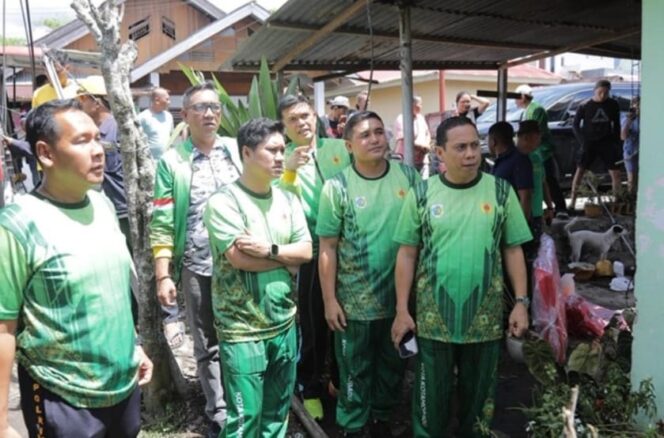
Jajaran Forkopimda Kotamobagu tinjau lokasi kebakaran di Tumubui.