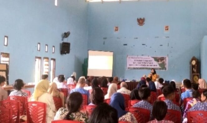 
Sosialisasi oleh DP3A Kotamobagu tentang pencegahan kekerasan terhadap anak.