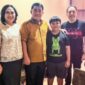 Gubernur dan Ketua PKK Sulut bersama Gabrio Korua.
