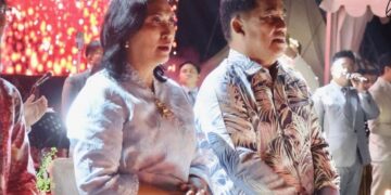 Gubernur YSK Hadiri Perayaan Natal Tiberias Dengan Penuh Sukacita