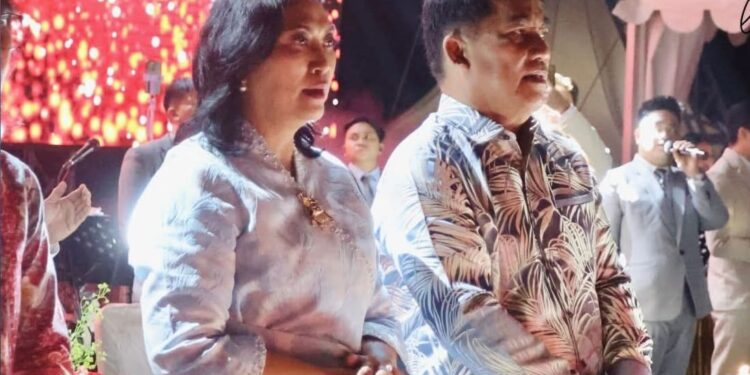 Gubernur YSK Hadiri Perayaan Natal Tiberias Dengan Penuh Sukacita