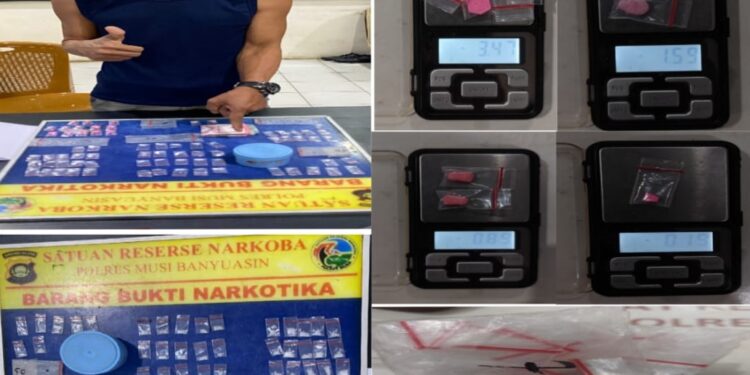 Satres Narkoba Polres Muba Tangkap Pengedar Sabu di Sungai Keruh