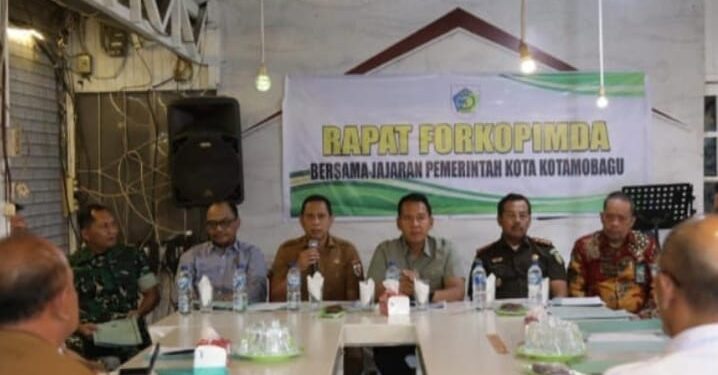 Wali Kota Kotamobagu Pimpin Rapat Forkopimda Jelang Nataru