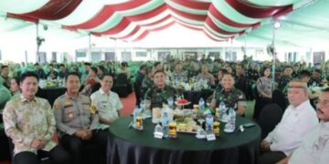 Wali Kota Kotamobagu Hadiri Kenal Pamit Dandim 1303 Bolmong