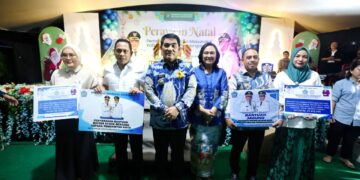 YSK Hadiri Ibadah Natal di Mopuya, Tegaskan Toleransi dan Serahkan Bantuan