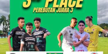 Marabunta FC vs Aruman Jaya, Duel Dua Tim Terluka di Perebutan Juara Ketiga