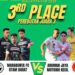 Marabunta FC vs Aruman Jaya, Duel Dua Tim Terluka di Perebutan Juara Ketiga