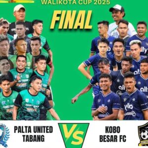 Menanti Juara Baru, Palta United vs Kobo Besar FC di Final Walikota Cup 2025