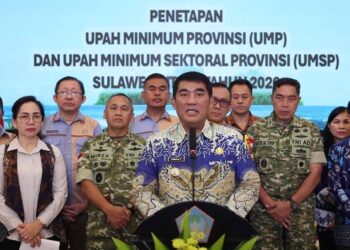 Gubernur YSK Tetapkan UMP dan UMSP Sulut 2026, Tembus Rp4 Juta Lebih