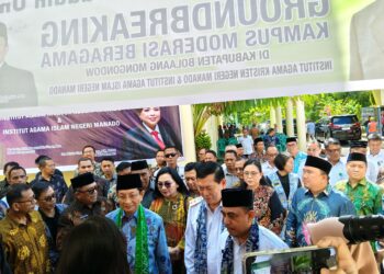 Menteri Agama Nazaruddin Umar Kunjungi Manado, Perkuat Moderasi Beragama dan Harmoni Natal 2025