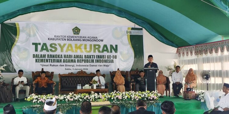 Tasyakuran Puncak Hari Amal Bakti Kemenag RI ke-80 Berlangsung Khidmat, Bupati Yusra: Terus Melayani Umat dan Merawat Kerukunan.