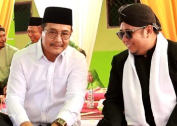 Hari Libur Tak Halangi Wabup Muba Kyai Abdur Rohman Hadiri Pengajian Akbar Isra’ Mi’raj