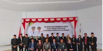 Pemkot Kotamobagu Gelar Rolling Eselon II, 18 Pejabat Dilantik