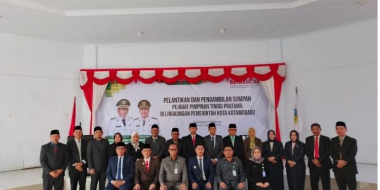 Pemkot Kotamobagu Gelar Rolling Eselon II, 18 Pejabat Dilantik