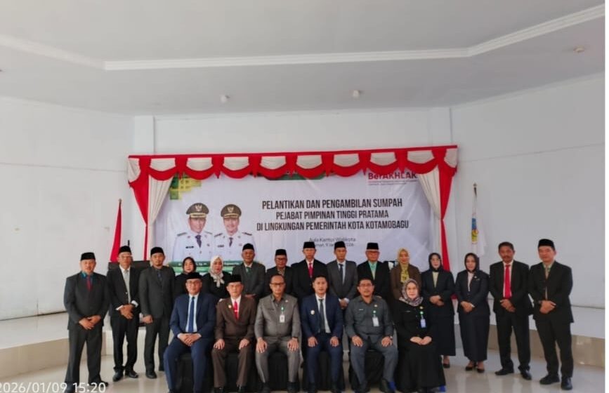 Pemkot Kotamobagu Gelar Rolling Eselon II, 18 Pejabat Dilantik
