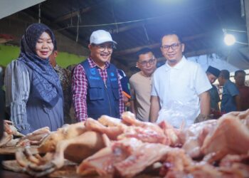 Wabup Rohman Sidak Pasar Randik, Pastikan Harga Sembako di Muba Stabil Selama Ramadan