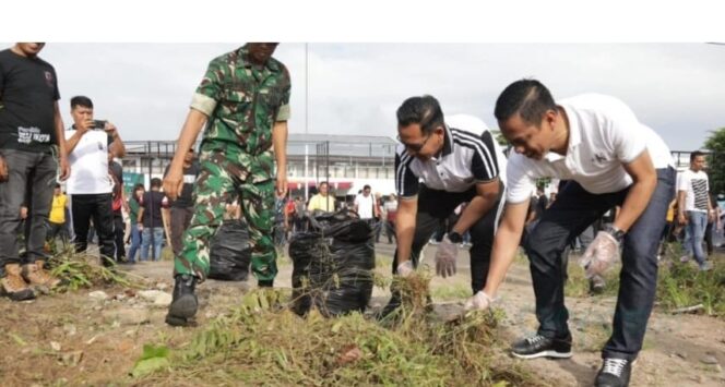
Pencanangan Gerakan Indonesia Asri di Kotamobagu.