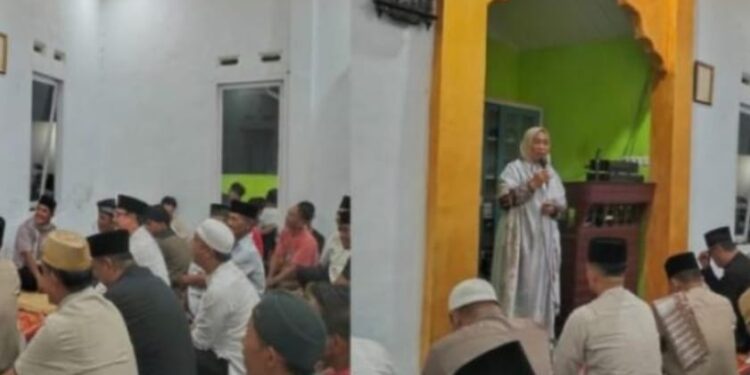 Tim IV Safari Ramadhan Pemkot Kotamobagu Sholat Tarawih Bersama Warga Pontodon Timur