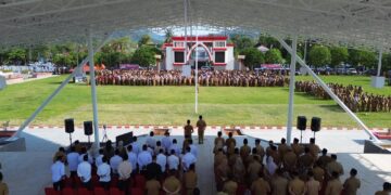 Pemkab Bolsel Gelar Apel Kerja Perdana Pasca Lebaran, Tekankan Disiplin dan Kinerja ASN