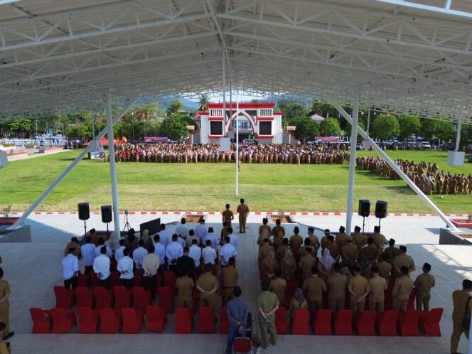 
Apel kerja perdana ASN Bolsel.