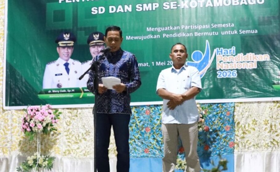 Wali Kota Kotamobagu Hadiri Pentas PAUD dan Parade Bahasa Inggris Hardiknas 2026