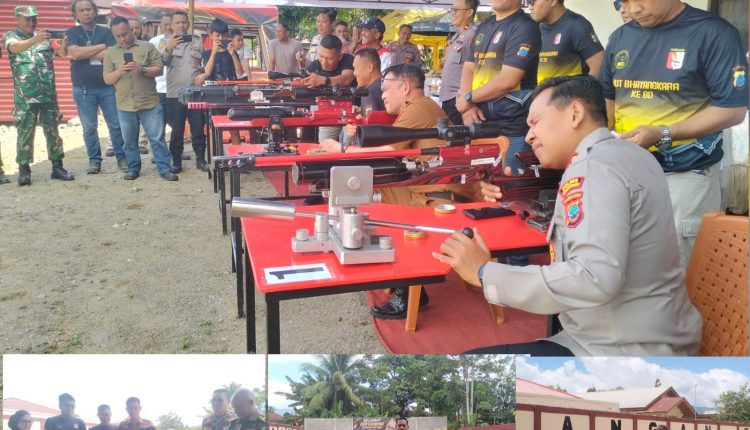 Lapangan Tembak Motabi Dibangun untuk Atlet Menembak Kotamobagu dan Anggota Polri