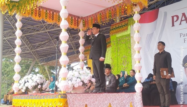Wali Kota Kotamobagu Pimpin Upacara Hari Lahir Pancasila dan Harkitnas 2026