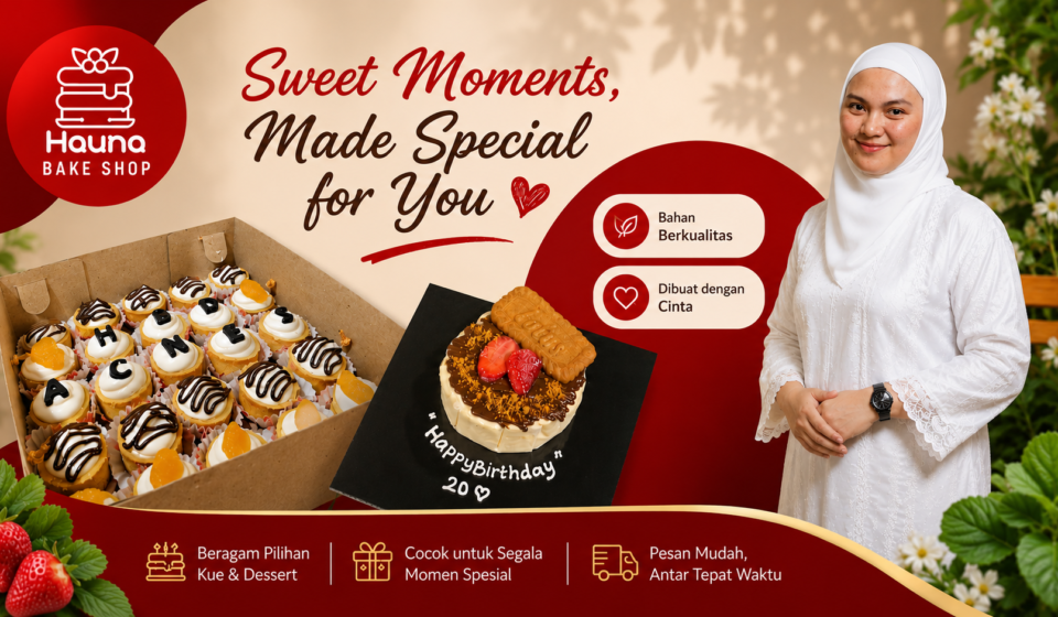 Konsisten Jaga Kualitas, Hauna Bake Shop Sukses Manjakan Pencinta Dessert di Kotamobagu
