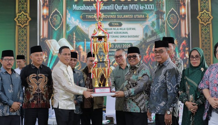 Kotamobagu Raih Juara Umum MTQ ke-31 Sulut 2026