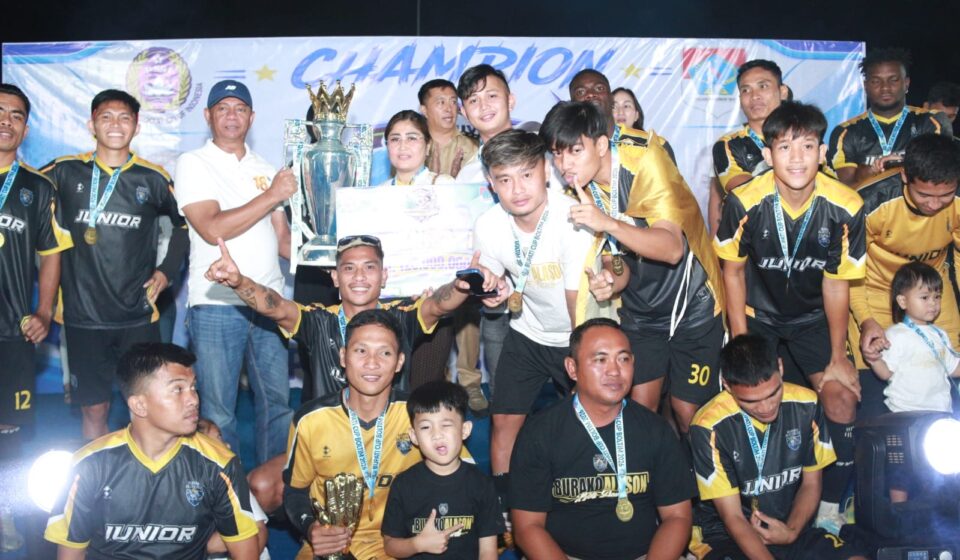 Burako Alason Cetak Sejarah, Tim Pertama Back to Back Juara Bupati Boltim Cup, Maya: Buah Kerja Keras Tim