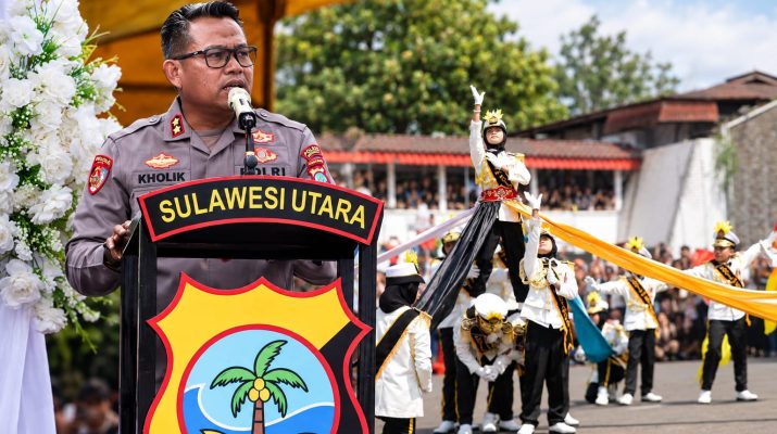 Kapolres Kotamobagu Kagum dengan Penampilan Tim Pocil dan PKS di Lomba HUT Polantas ke-71 Polda Sulut